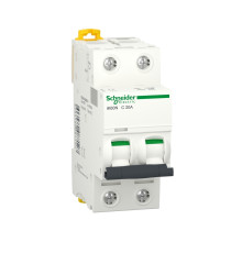 Автоматический выключатель 20А, 2 полюса, кривая C, IK60N Acti9 Schneider Electric