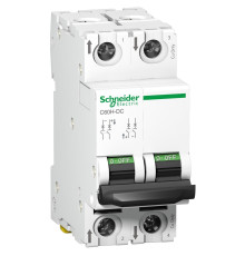 Автомат постоянного тока 25А, 250В/500В DC, 2 полюса, кривая C, C60H-DC Acti9 Schneider Electric