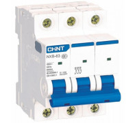 Модульный автомат 10А, 3 полюса, тип С, NXB-63 Chint