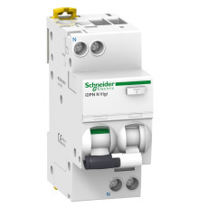 Дифавтомат 16А, 10мА, кривая B, тип А, iDPN N Vigi Acti9 Schneider Electric