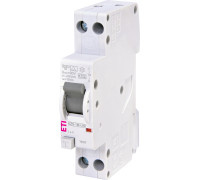 Одномодульный дифавтомат 10А, 30мА, кривая B, тип А, KZS-1M UNI ETI