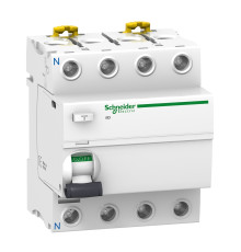 УЗО селективное 40А, 500мА S, 4 полюса, тип АС, iID Acti9 Schneider Electric