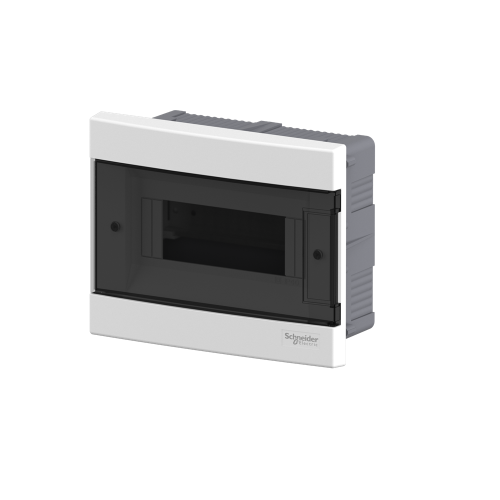 Электрический щит на 8 модулей, врезной, дымчатая дверь, Easy9 EU Schneider Electric EZ9EUA108