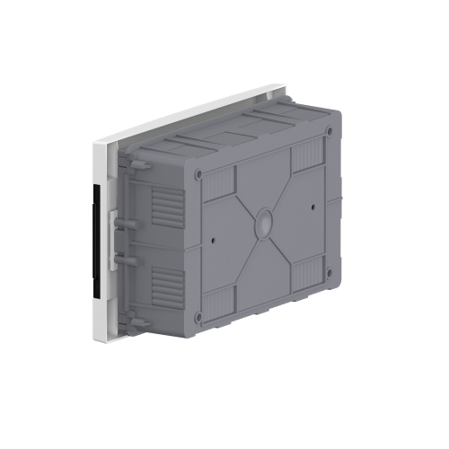 Электрический щит на 12 модулей, врезной, дымчатая дверь, Easy9 EU Schneider Electric EZ9EUA112