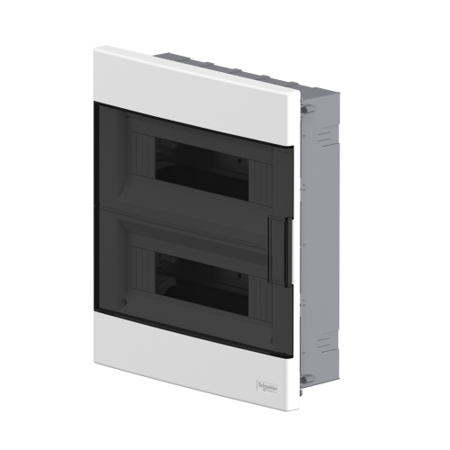 Электрический щит на 24 модуля, врезной, дымчатая дверь, Easy9 EU Schneider Electric EZ9EUA212