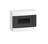 Электрический щит на 8 модулей, навесной, дымчатая дверь, Easy9 EU Schneider Electric
