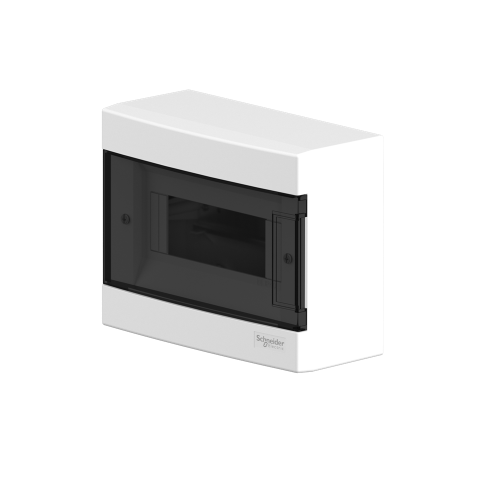 Электрический щит на 8 модулей, навесной, дымчатая дверь, Easy9 EU Schneider Electric EZ9EUC108