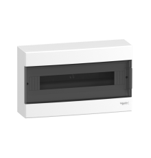 Электрический щит на 18 модулей, навесной, дымчатая дверь, Easy9 EU Schneider Electric