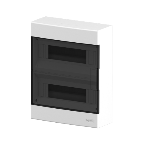 Электрический щит на 24 модуля, навесной, дымчатая дверь, Easy9 EU Schneider Electric EZ9EUC212