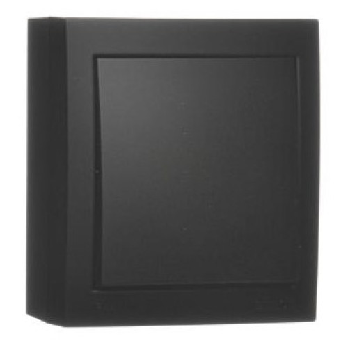 Выключатель 1-клавишный влагозащищенный, IP44, черный, Aquaclick Simon