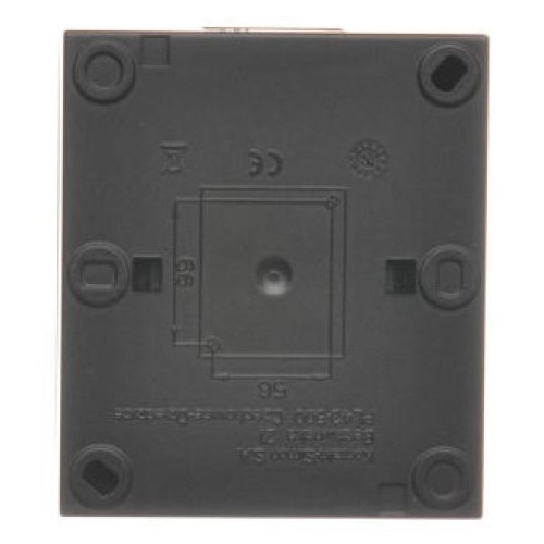 Розетка влагозащищенная, IP44, черный, Aquaclick Simon