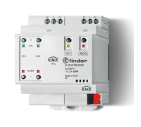 Диммер; 2 канала 400Вт 230В AC; KNX 30В DC; 100Вт CFL и LED; модульное; 70мм