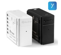 Реле многофункциональное; YESLY; 2NO; 6A; 230В AC; 2 канала; 21 функция; Bluetooth; 5кн. с подсвеч.; антрацит; 1 мод. итал. стандарт