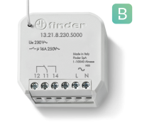 Реле многофункциональное; YESLY; 1CO; 16A; 230В AC; 1 канал; 12 функций; Bluetooth; распр. коробка