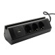 Угловая мебельная розетка с USB А+С, ElectroHouse EH-AR-308