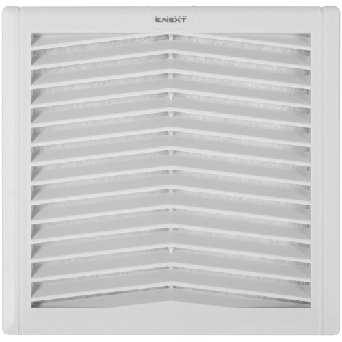 Решетка с фильтром 204х200мм и вентилятором 120х120мм, IP54, e.climat.fanfilter.pro.204 Enext s0103019