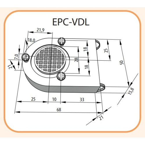 Модуль вентиляции для щитов EPC 60-50... EPC 80-60, EPC-VDL ETI 1102635