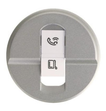 Панель компьютерной розетки RJ45, титан, 68551 Legrand Celiane