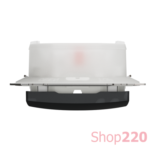 Выключатель 2-клавишный влагозащищенный IP44, черный, Sedna Design SDD214105