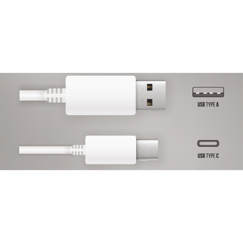 Врезной блок розеток для мебели, 3х220В + USB A+C, белый, Versaflap ASA 060.42F.00022