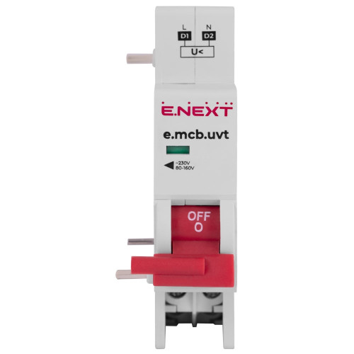 Расцепитель минимального напряжения для автоматов серии STAND.45 и PRO, e.mcb.uvt Enext p042104
