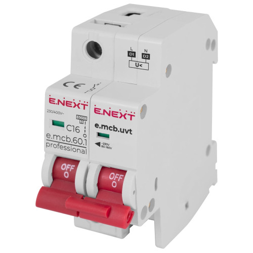 Расцепитель минимального напряжения для автоматов серии STAND.45 и PRO, e.mcb.uvt Enext p042104