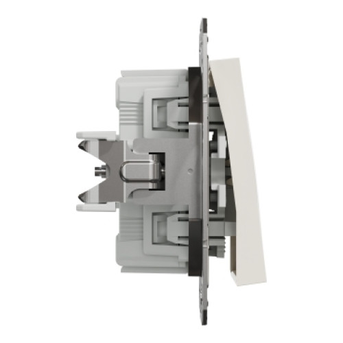 Выключатель одноклавишный, кремовый, EPH0170123 Schneider Electric Asfora