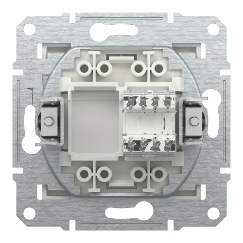 Розетка комп'ютерна RJ45 кат.6, білий, Schneider Asfora