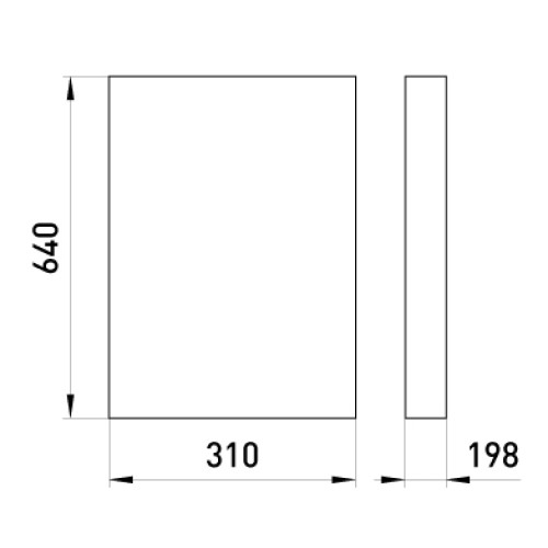 Ящик ЯПРП-250А, перекидной рубильник BP32-35B71250, IP31, Enext