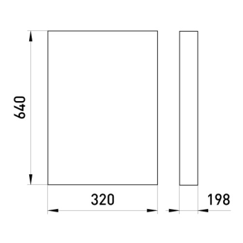 Ящик ЯРП-250А, разрывной рубильник BP32-35B31250, IP54, Enext s0101006