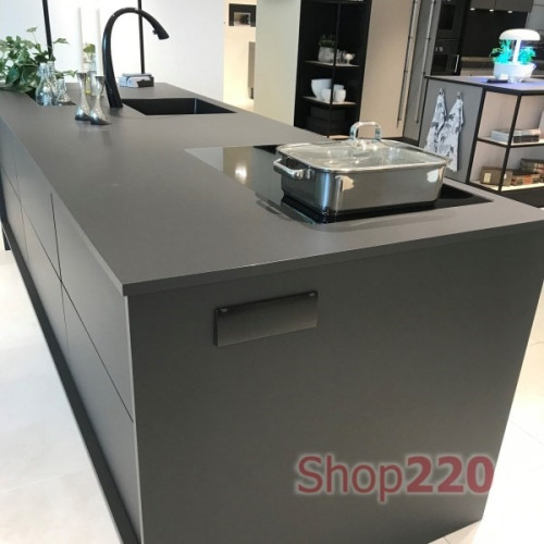 Блок розеток в стол 2х220В + USB тип А+С, черный, Versalid ASA 060.39F.00052