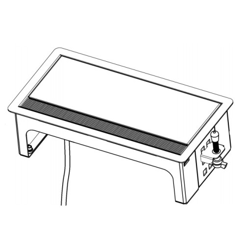 Выдвижной блок розеток в стол, 3х220В + USB A+C, черный, Versanet ASA ASA-060.31F.00509