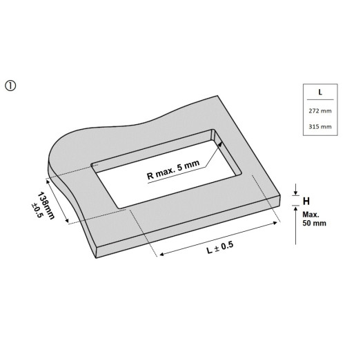 Выдвижной блок розеток в стол, 3х220В + USB A+C, нержавеющая сталь, Versanet ASA ASA-060.31F.00031