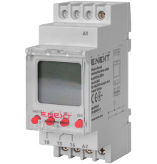 Таймер астрономический 16А одноканальный, e.control.t10m