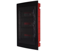 Щит черного цвета на 36 модулей, встраиваемый, e.plbox.pro.w.36b.black ENEXT CP12936B