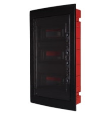Щит черного цвета на 72 модуля, встраиваемый, e.plbox.pro.w.72b.black ENEXT CP12972B