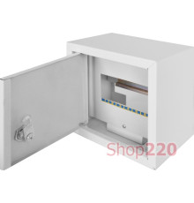 Щит металлический навесной на 8 модулей, e.mbox.stand.n.08.z ENEXT s0100148 (эконом)