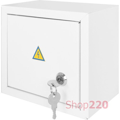 Щит металлический навесной на 8 модулей, e.mbox.stand.n.08.z ENEXT s0100148 (эконом)