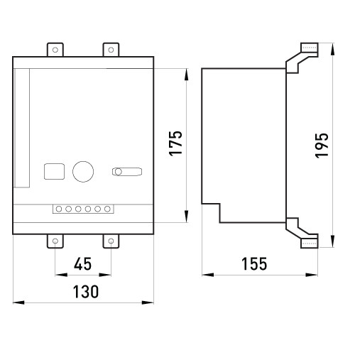 Мотор-редуктор 220В, e.industrial.ukm.400.MDX.220 Enext i0080003