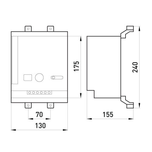Мотор-редуктор 220В, e.industrial.ukm.630-800.MDX.220 Enext i0080004