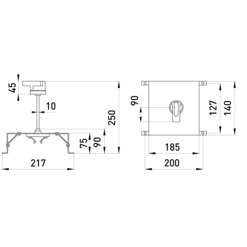Поворотная рукоятка, e.industrial.ukm.400.CS Enext i0060004