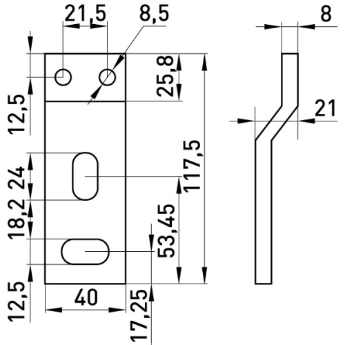 Шина, e.industrial.ukm.800S.busbar Enext i0050006