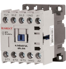 Контактор 6А, 220В, no, малогабаритный, e.industrial.ukc.6M.220 Enext