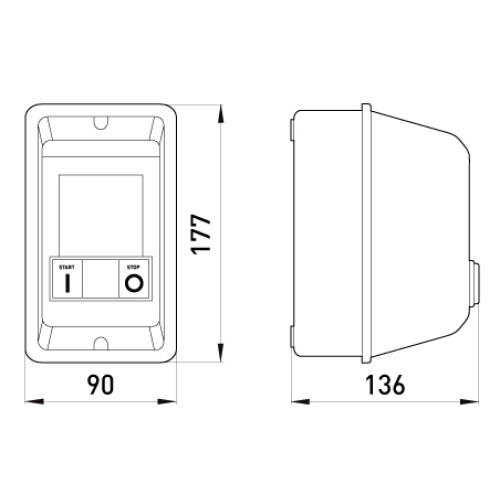 Электромагнитный пускатель 18А, 400V, e.industrial.ukq.18mb Enext i0100003
