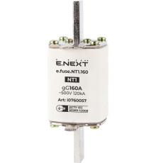 Предохранитель плавкий габарит 1, 160А., e.fuse.NT1.160 Enext
