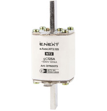 Предохранитель плавкий габарит 2, 125А, e.fuse.NT2.125 Enext