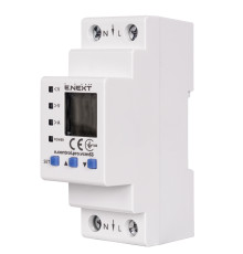 Реле контроля напряжения и тока однофазное 63А с индикацией, e.control.pro.vcm63 Enext