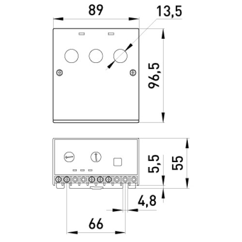 Реле защиты двигателя 12-60А, e.control.m01 Enext p0690001