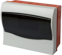 Корпус пластиковый встраиваемый 9-модульный Multusan, e.plbox.stand.w.09mU Enext