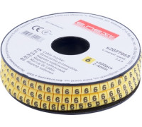 Маркер кабельный 2-4 кв.мм, 6, 500 шт, e.marker.stand.2.4.6 Enext
